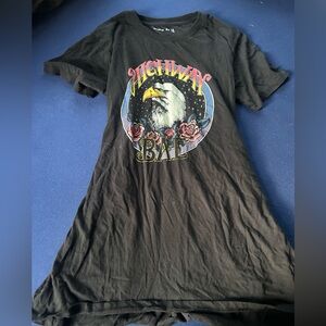 🔴Cotton On Black Crew Neck T-Shirt dress